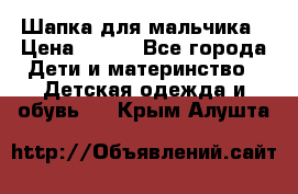 Шапка для мальчика › Цена ­ 400 - Все города Дети и материнство » Детская одежда и обувь   . Крым,Алушта